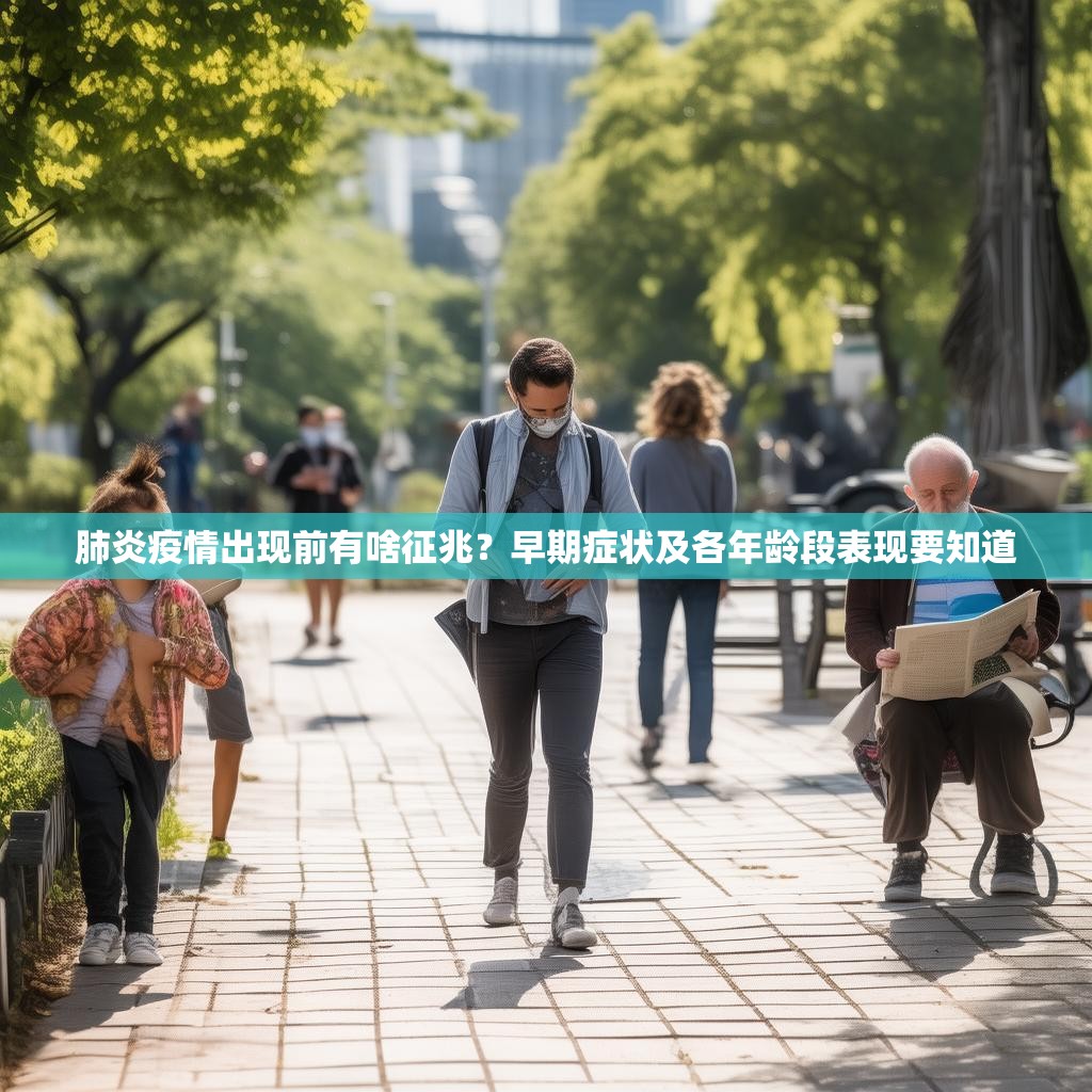 肺炎疫情出现前有啥征兆？早期症状及各年龄段表现要知道