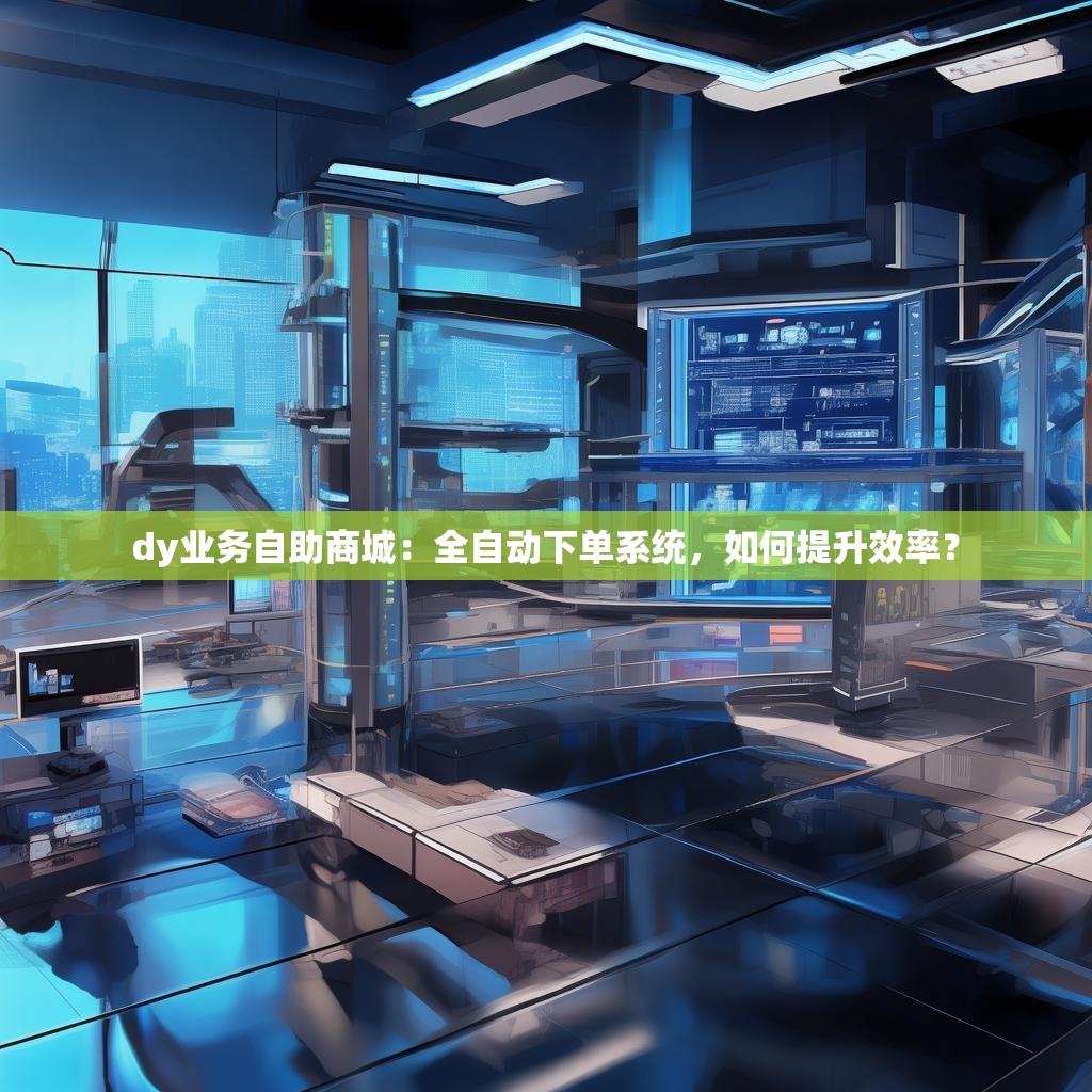 dy业务自助商城：全自动下单系统，如何提升效率？