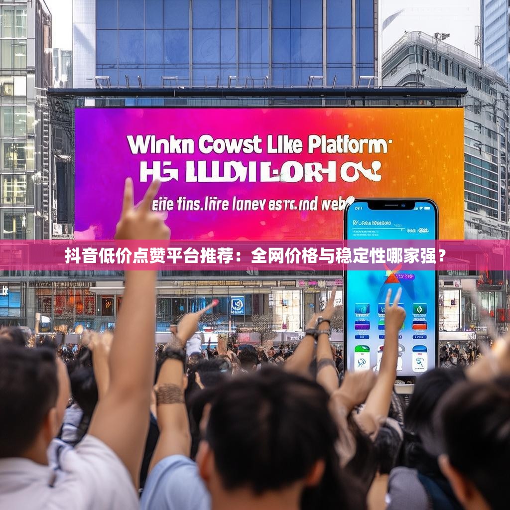 抖音低价点赞平台推荐:全网价格与稳定性哪家强?