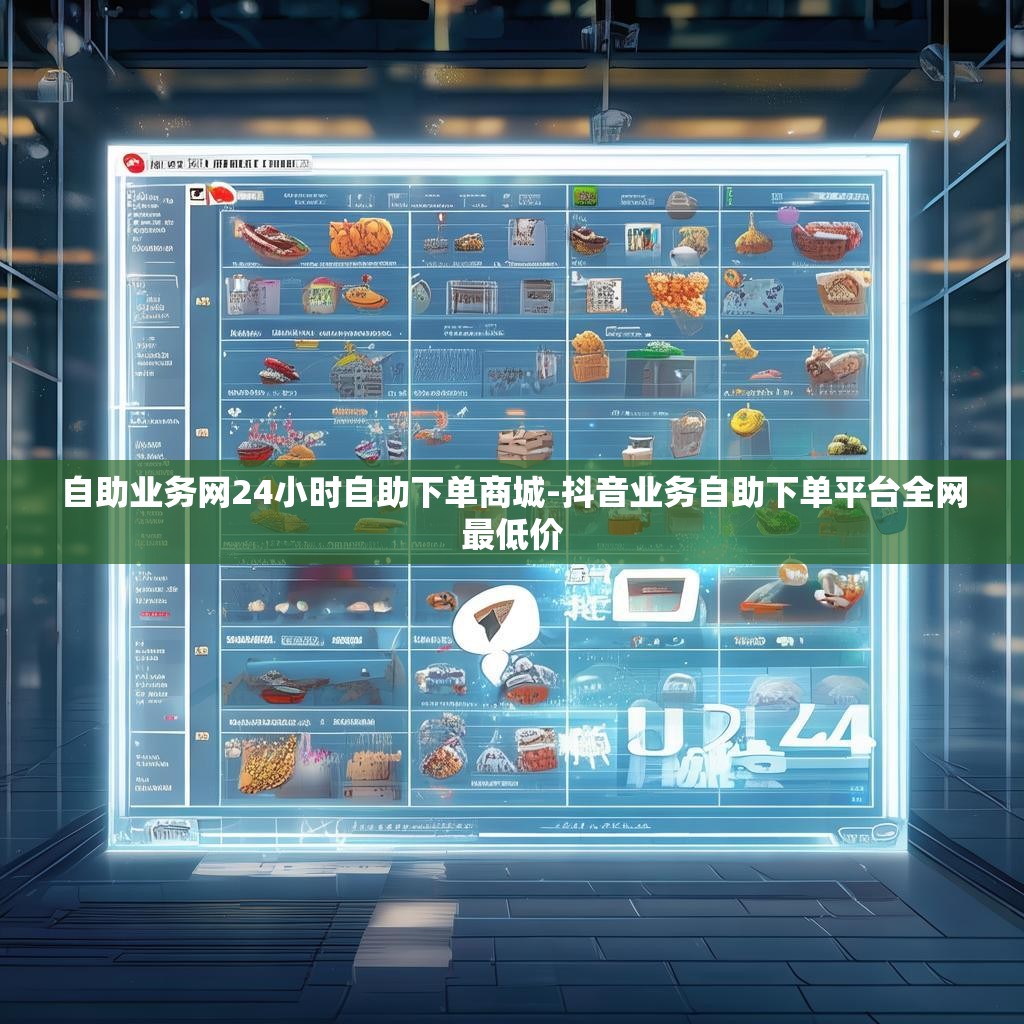 自助业务网24小时自助下单商城-抖音业务自助下单平台全网最低价