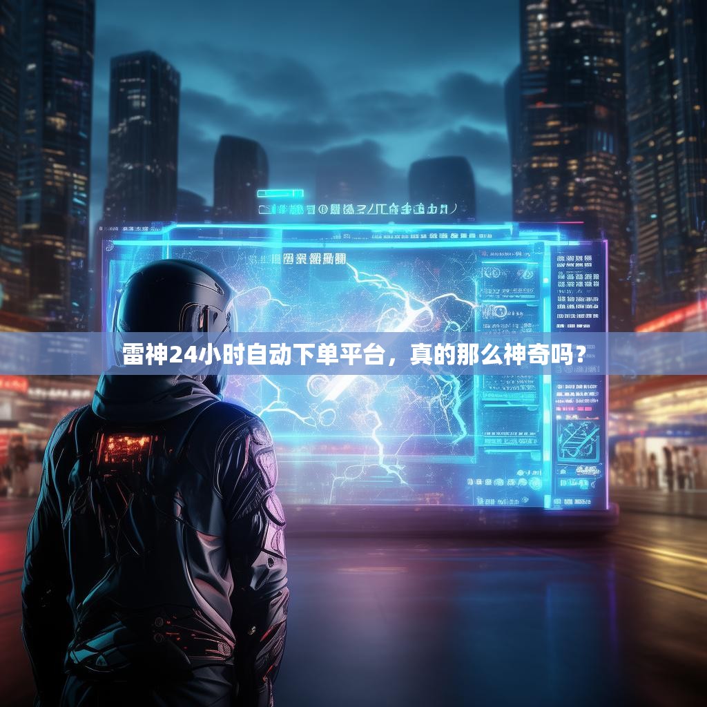 雷神24小时自动下单平台,真的那么神奇吗?
