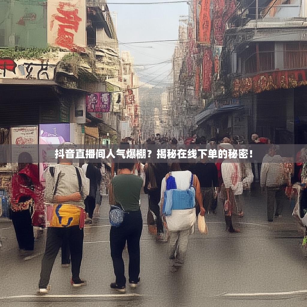 抖音直播间人气爆棚?揭秘在线下单的秘密!