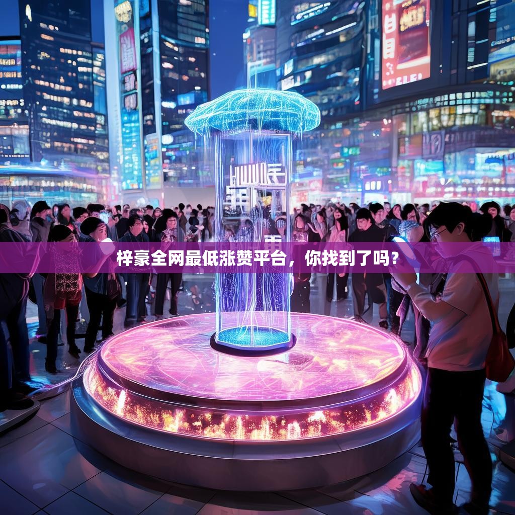 梓豪全网最低涨赞平台,你找到了吗?