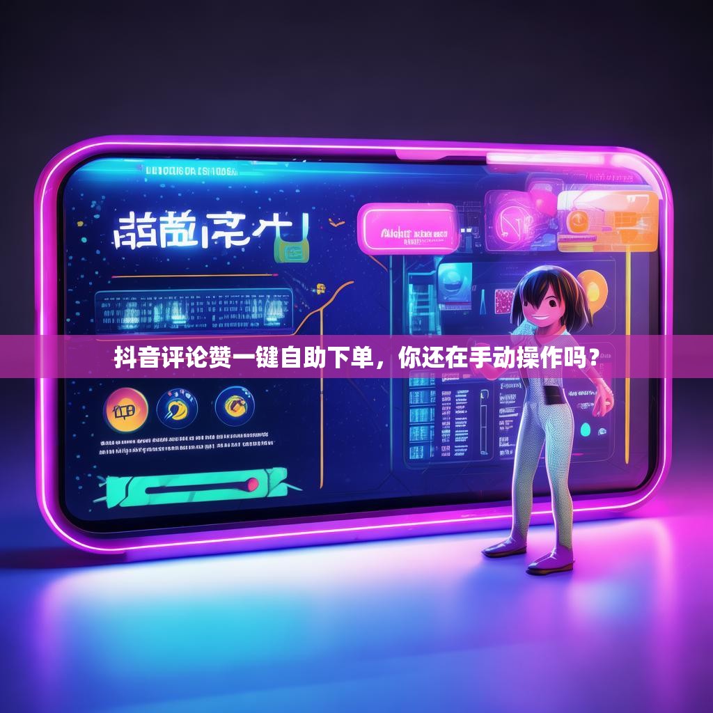 抖音评论赞一键自助下单，你还在手动操作吗？