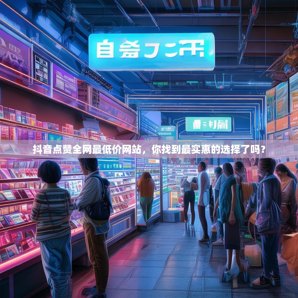 抖音点赞全网最低价网站,你找到最实惠的选择了吗?