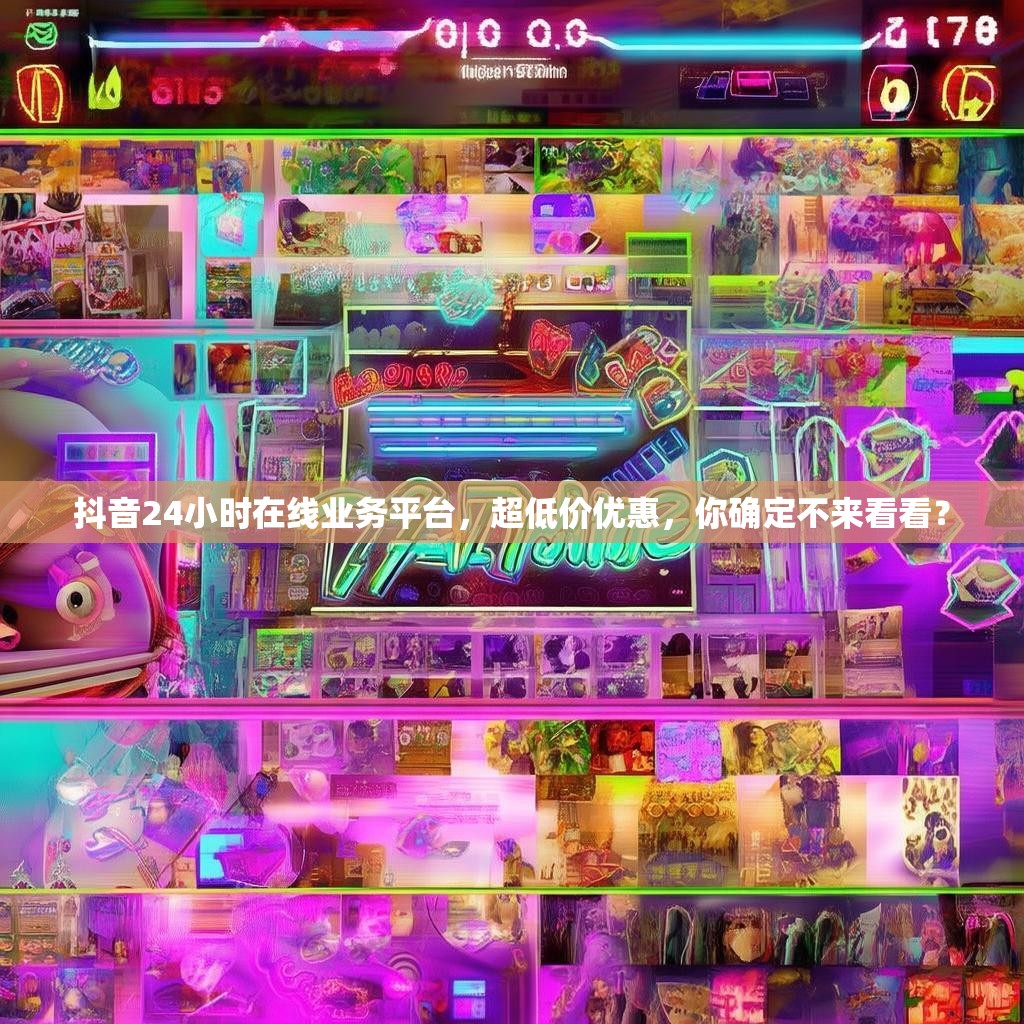 抖音24小时在线业务平台,超低价优惠,你确定不来看看?