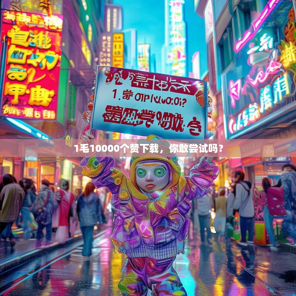 1毛10000个赞下载,你敢尝试吗?