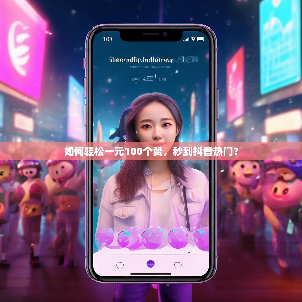 如何轻松一元100个赞，秒到抖音热门？