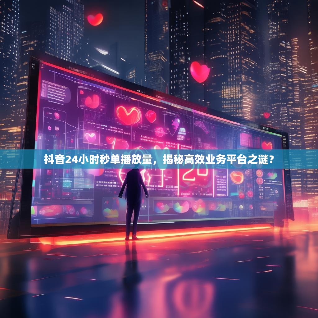 抖音24小时秒单播放量，揭秘高效业务平台之谜？