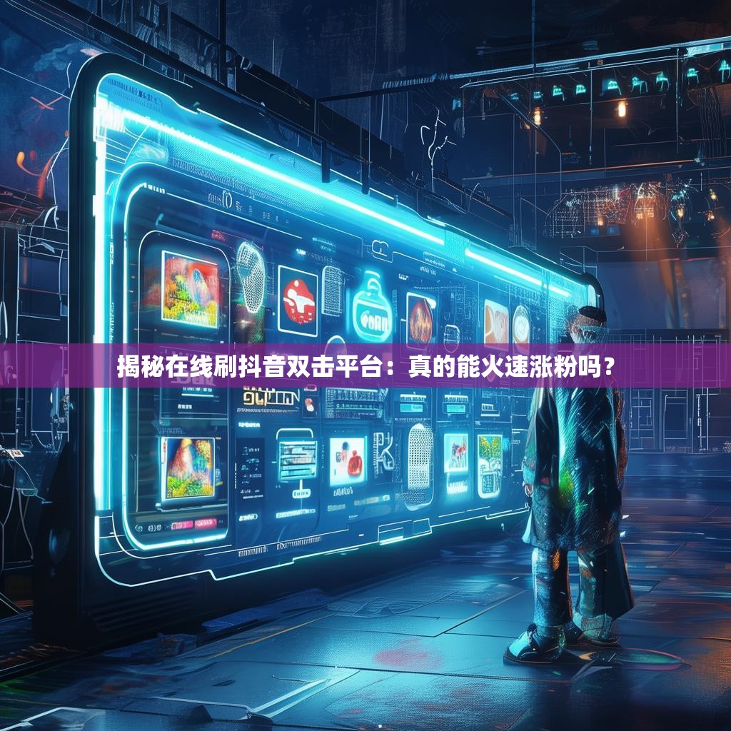 揭秘在线刷抖音双击平台：真的能火速涨粉吗？