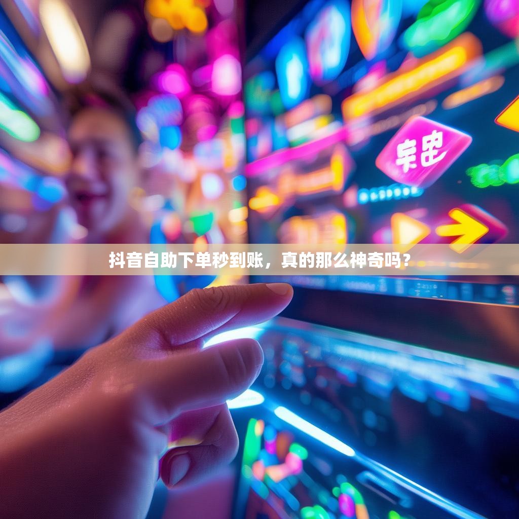 抖音自助下单秒到账，真的那么神奇吗？