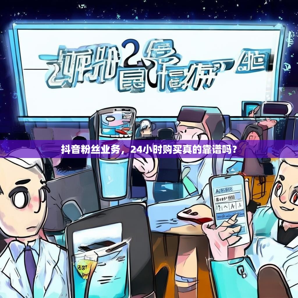 抖音粉丝业务，24小时购买真的靠谱吗？
