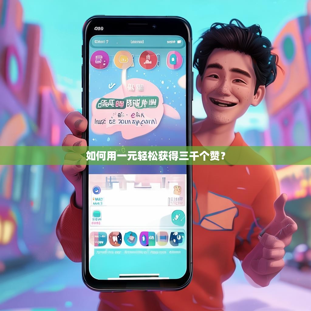 如何用一元轻松获得三千个赞？