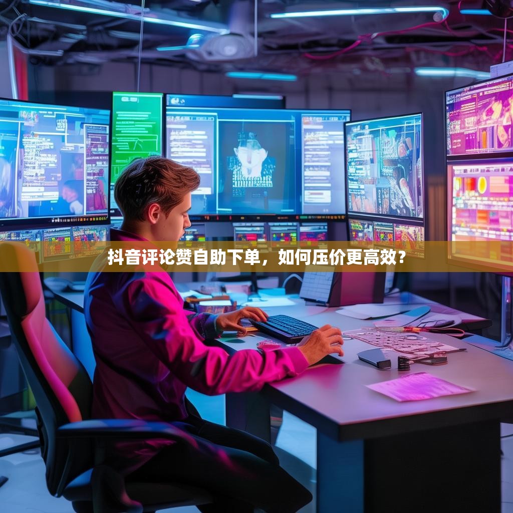 抖音评论赞自助下单，如何压价更高效？