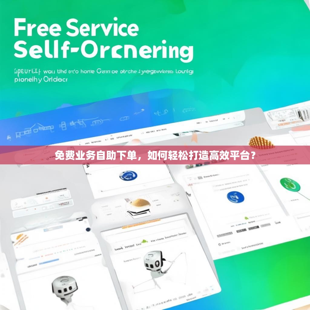 免费业务自助下单，如何轻松打造高效平台？