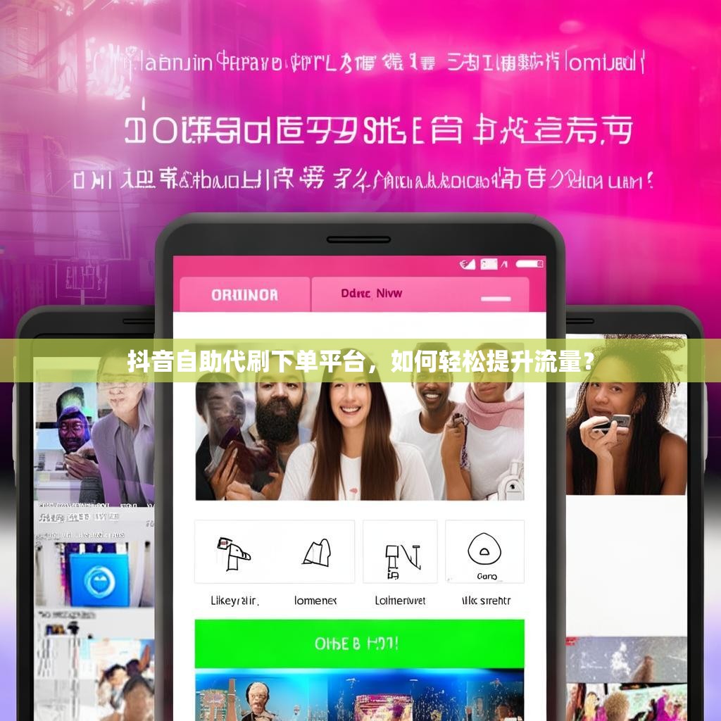 抖音自助代刷下单平台，如何轻松提升流量？