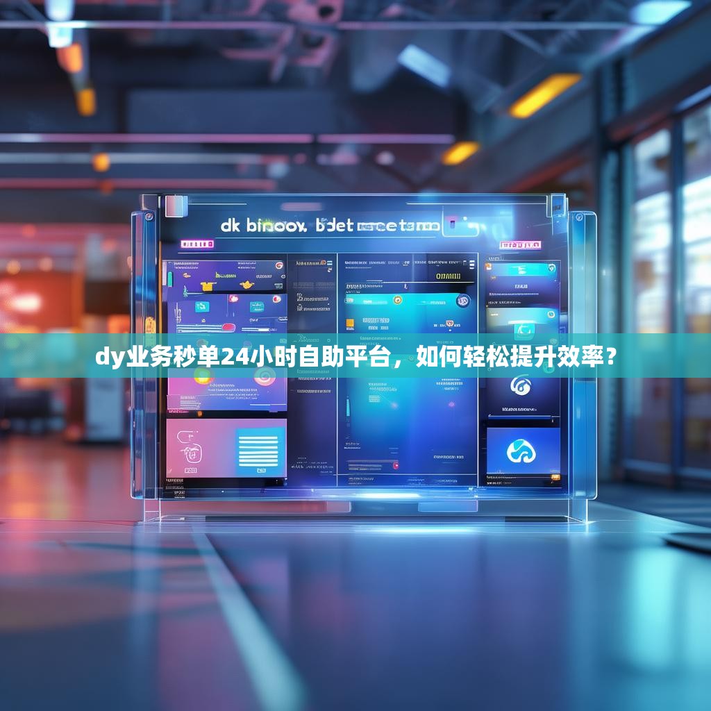 dy业务秒单24小时自助平台，如何轻松提升效率？