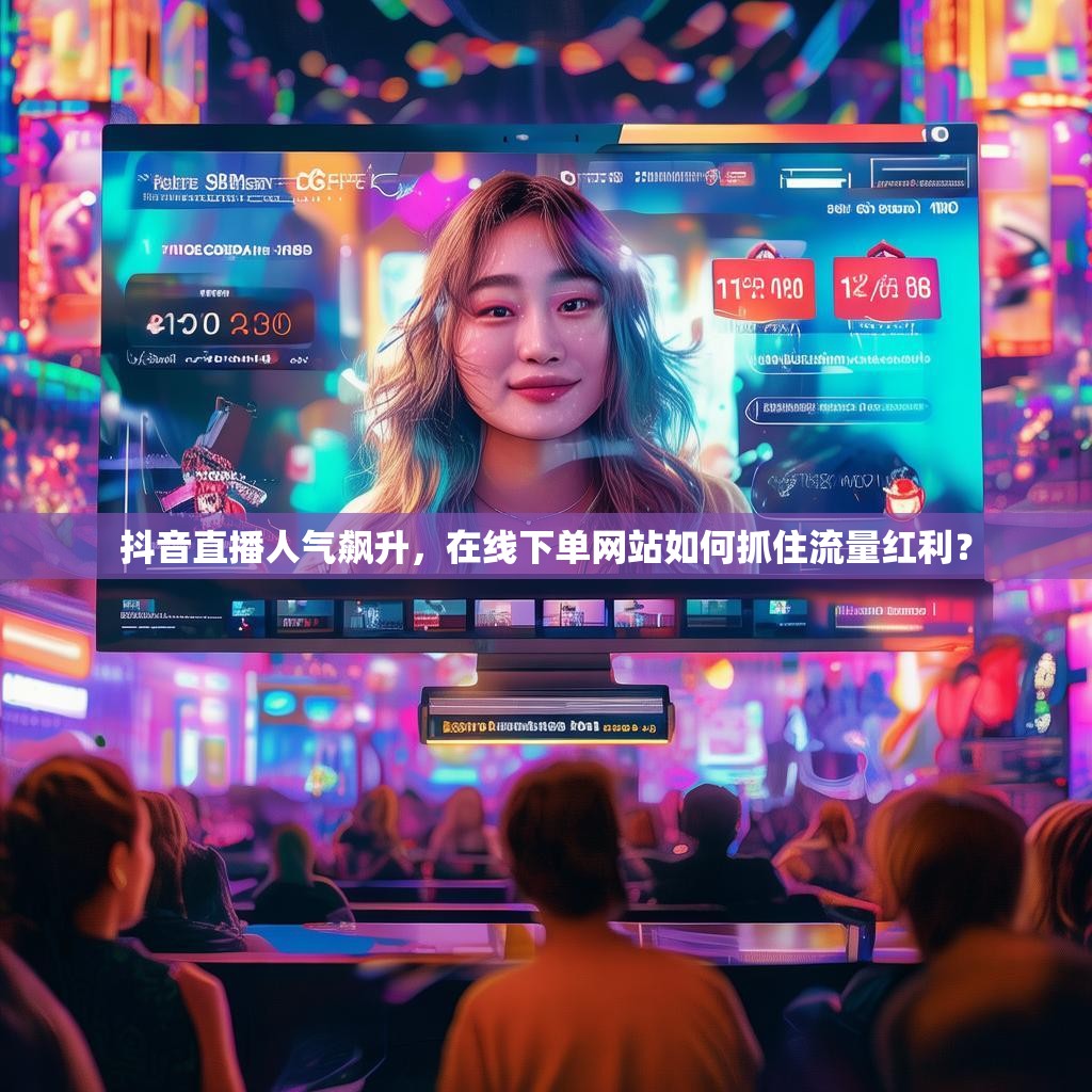 抖音直播人气飙升，在线下单网站如何抓住流量红利？
