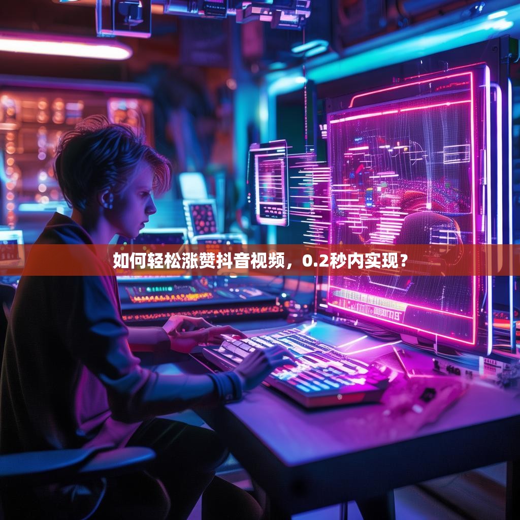 如何轻松涨赞抖音视频，0.2秒内实现？