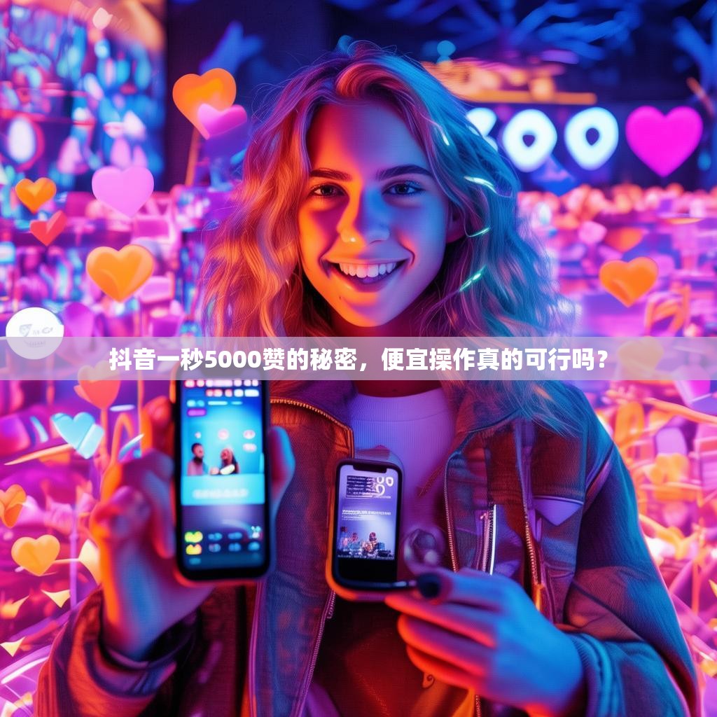 抖音一秒5000赞的秘密，便宜操作真的可行吗？