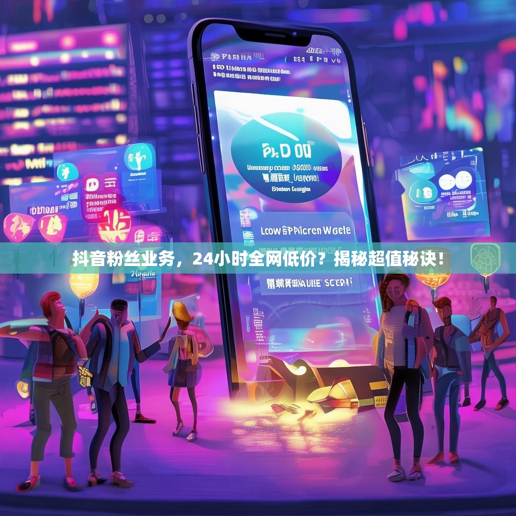 抖音粉丝业务，24小时全网低价？揭秘超值秘诀！