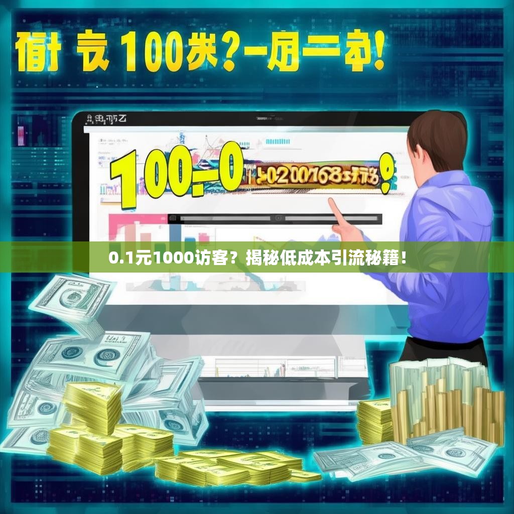 0.1元1000访客？揭秘低成本引流秘籍！