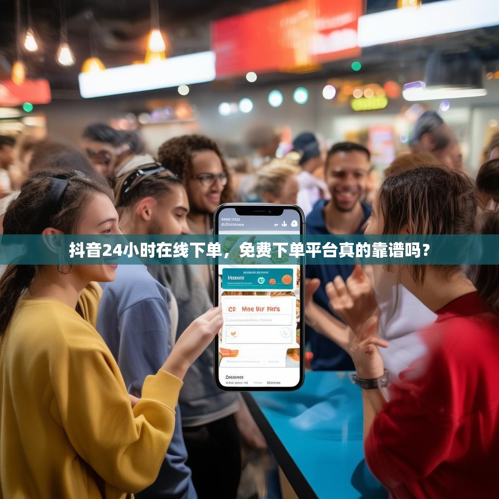 抖音24小时在线下单，免费下单平台真的靠谱吗？
