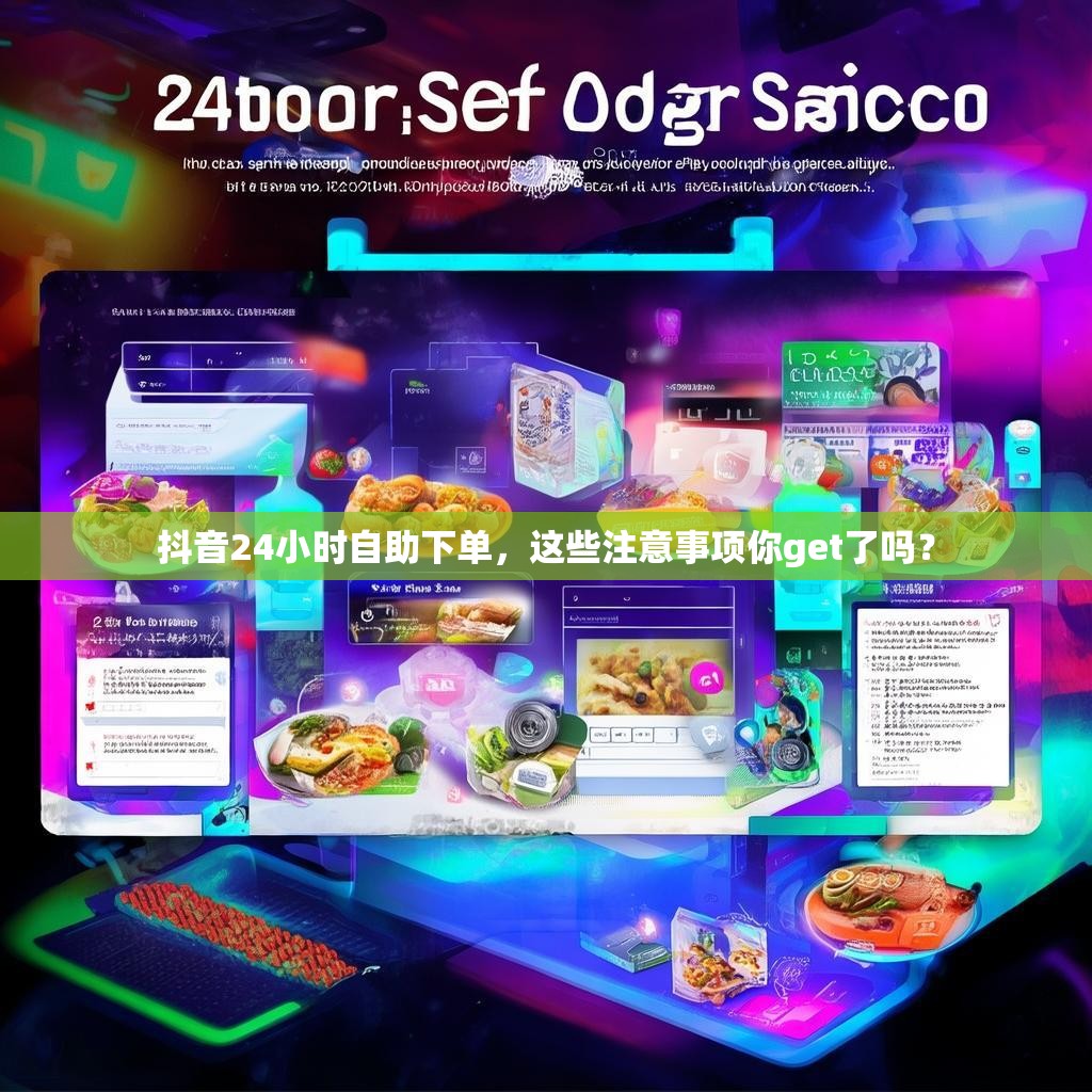 抖音24小时自助下单，这些注意事项你get了吗？