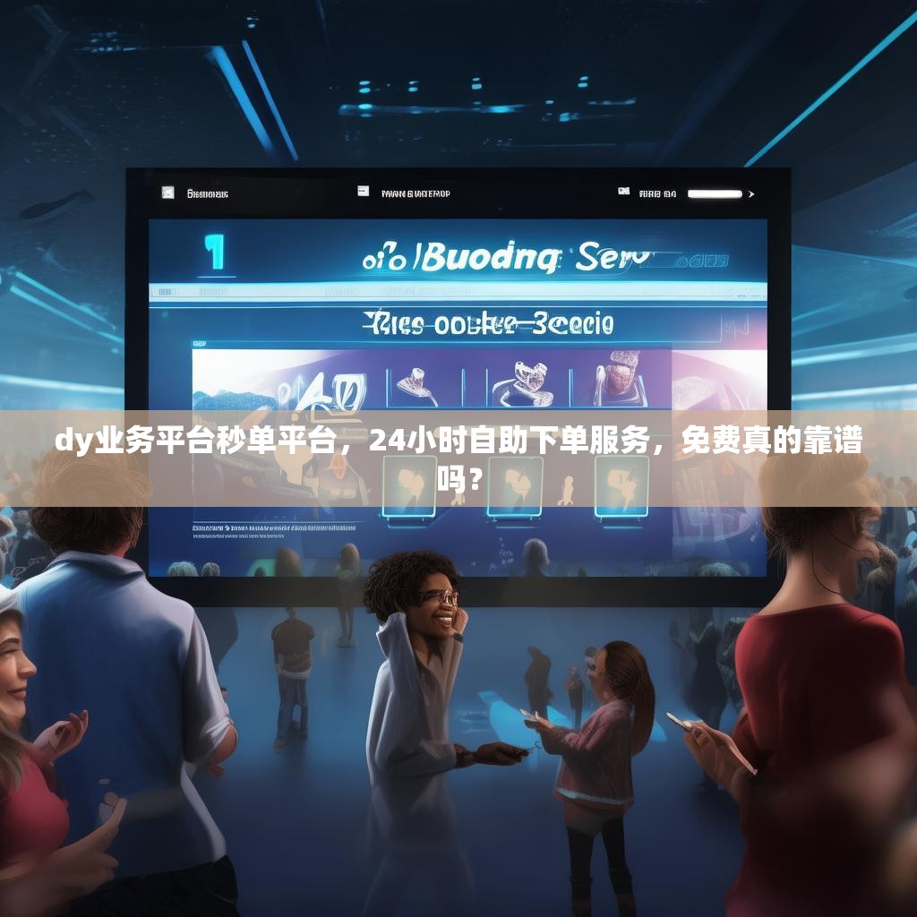 dy业务平台秒单平台，24小时自助下单服务，免费真的靠谱吗？