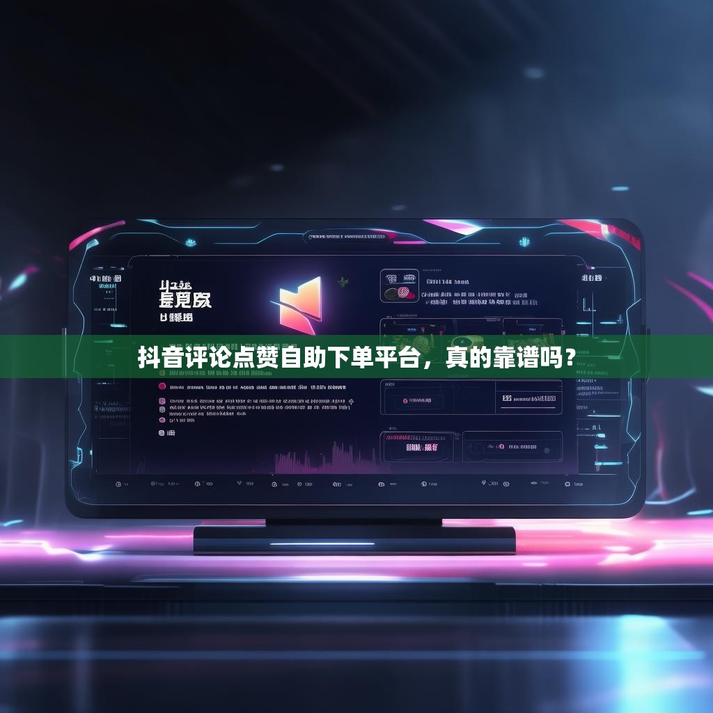 抖音评论点赞自助下单平台，真的靠谱吗？