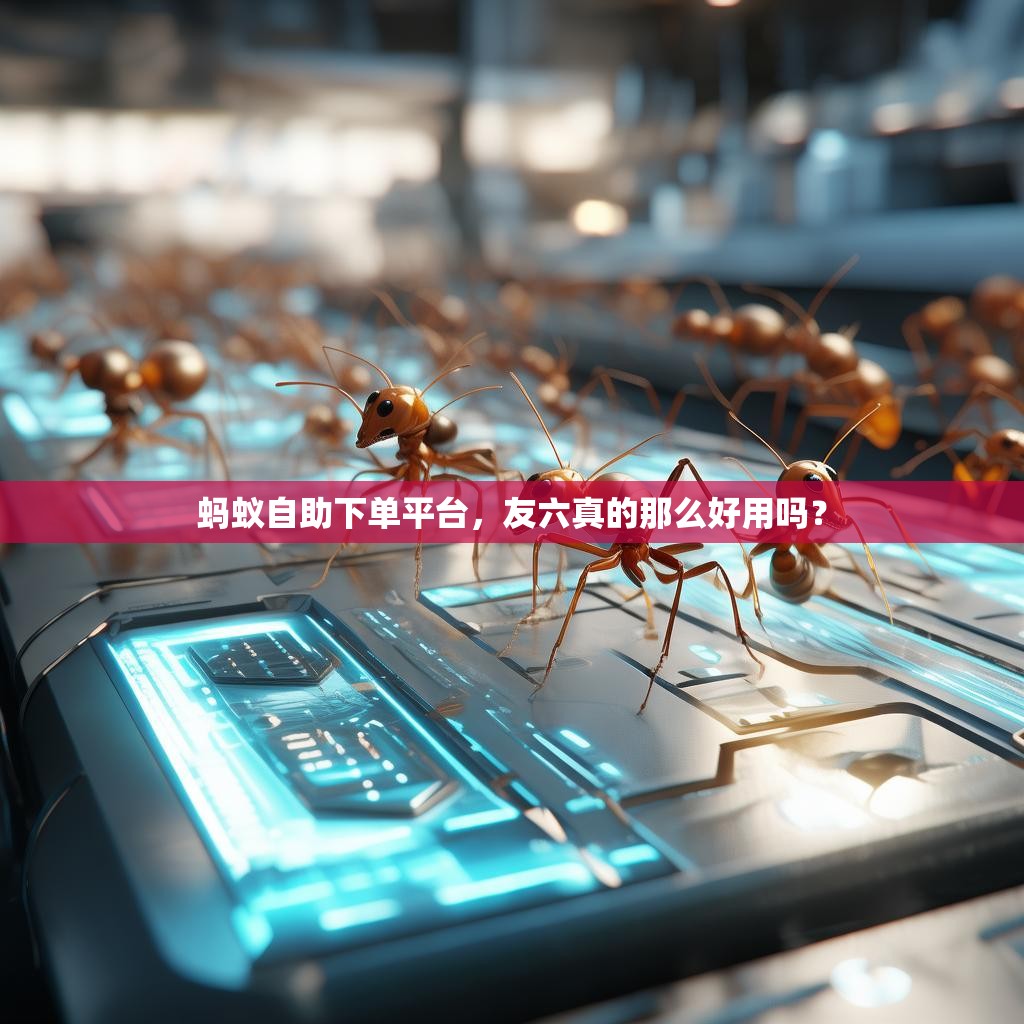 蚂蚁自助下单平台，友六真的那么好用吗？