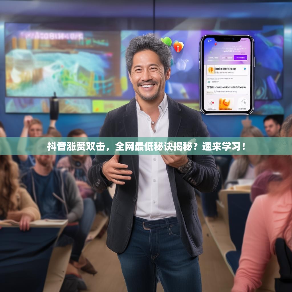 抖音涨赞双击，全网最低秘诀揭秘？速来学习！