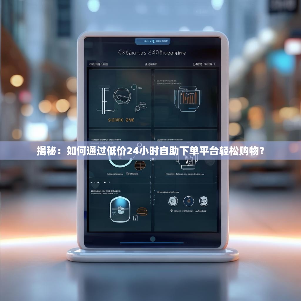 揭秘：如何通过低价24小时自助下单平台轻松购物？