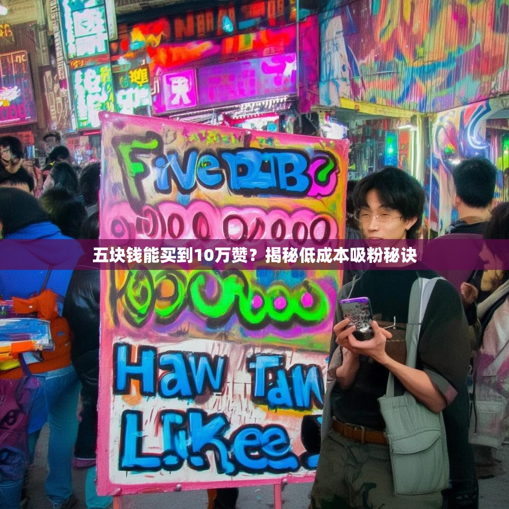 五块钱能买到10万赞？揭秘低成本吸粉秘诀