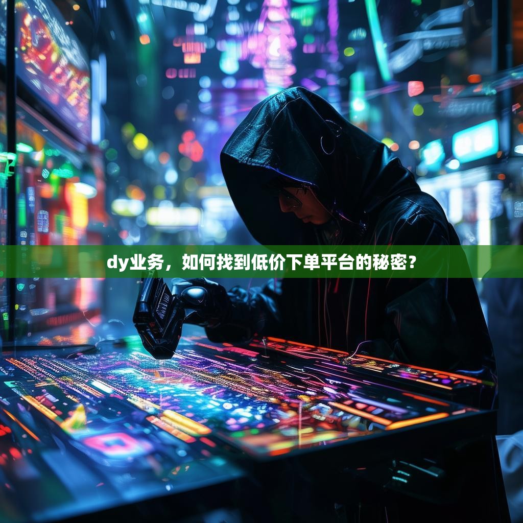 dy业务，如何找到低价下单平台的秘密？