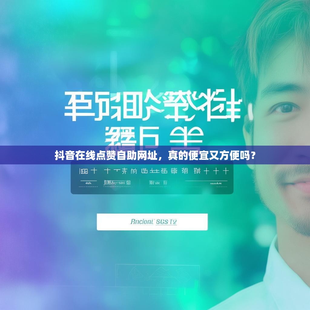 抖音在线点赞自助网址，真的便宜又方便吗？