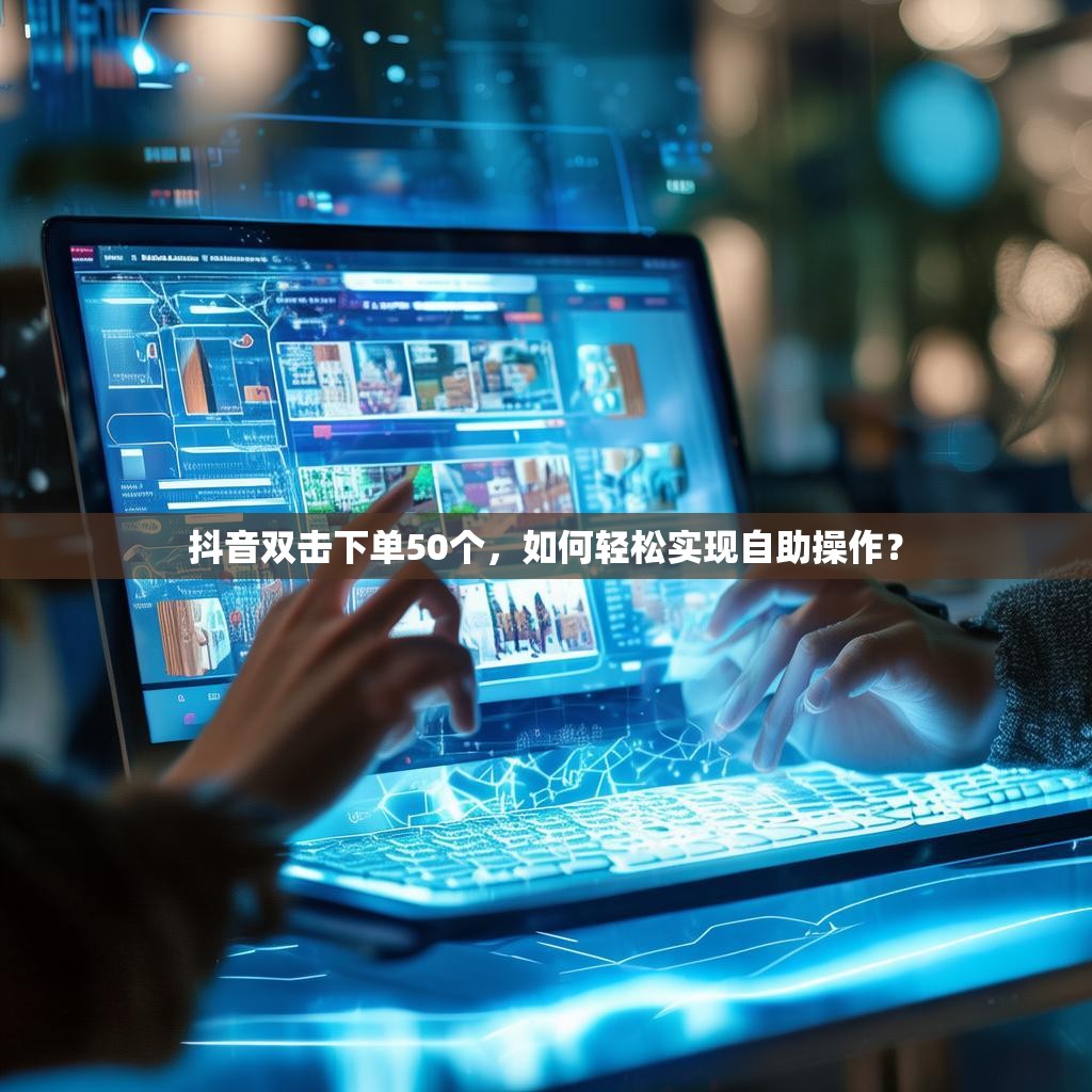 抖音双击下单50个，如何轻松实现自助操作？