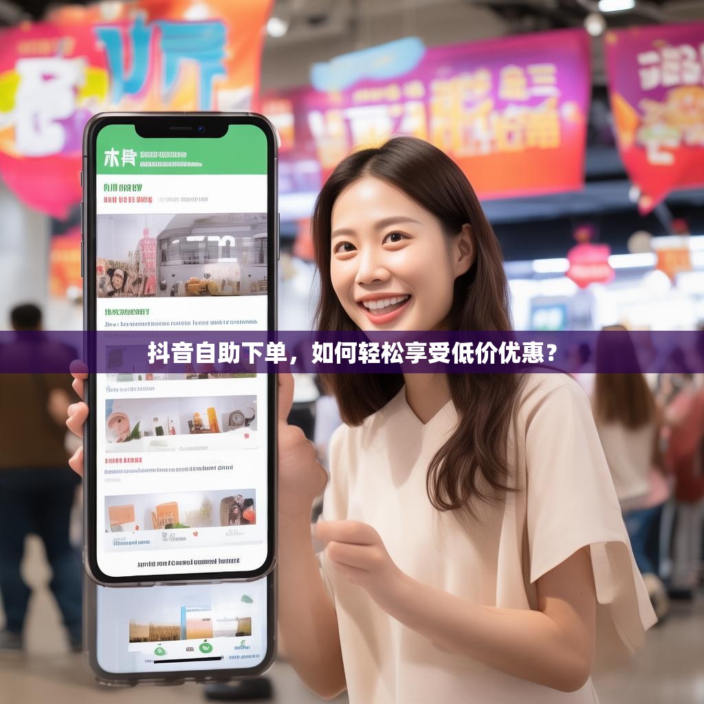 抖音自助下单，如何轻松享受低价优惠？