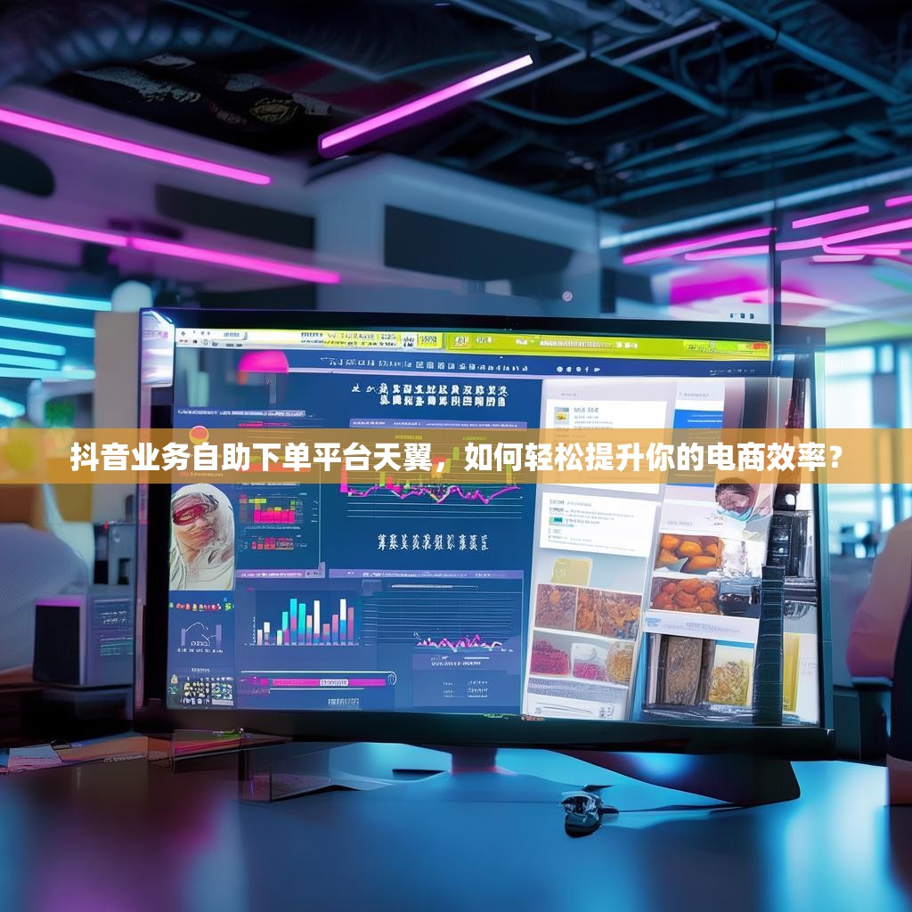 抖音业务自助下单平台天翼，如何轻松提升你的电商效率？