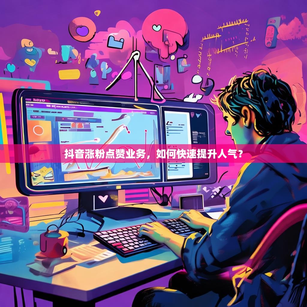 抖音涨粉点赞业务，如何快速提升人气？