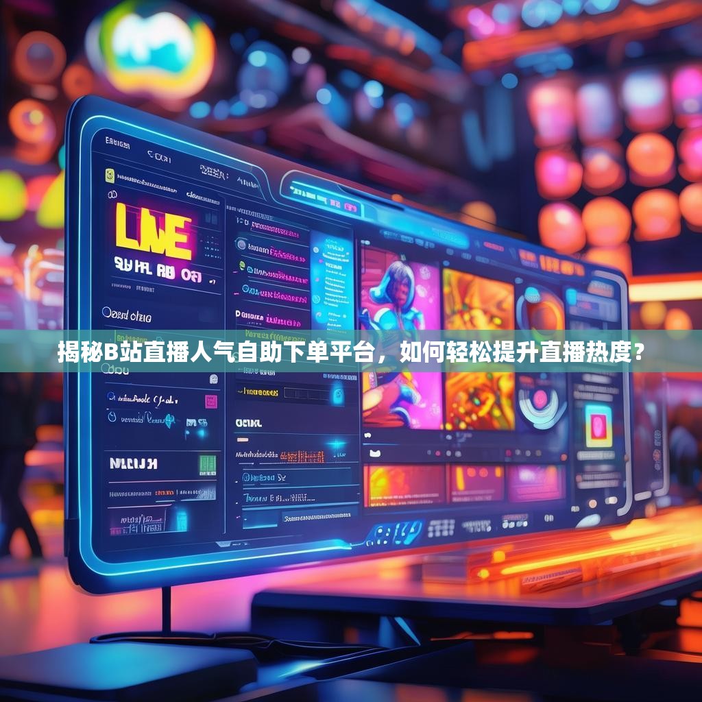 揭秘B站直播人气自助下单平台，如何轻松提升直播热度？