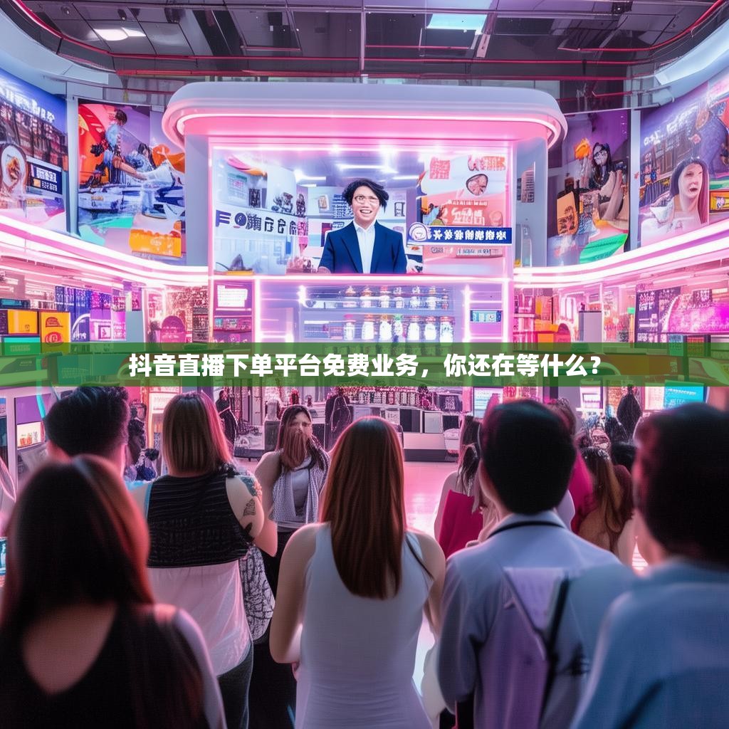 抖音直播下单平台免费业务，你还在等什么？