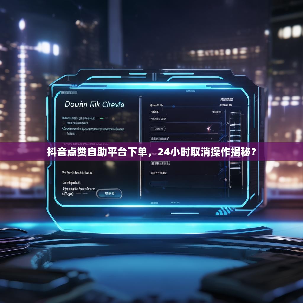 抖音点赞自助平台下单,24小时取消操作揭秘?
