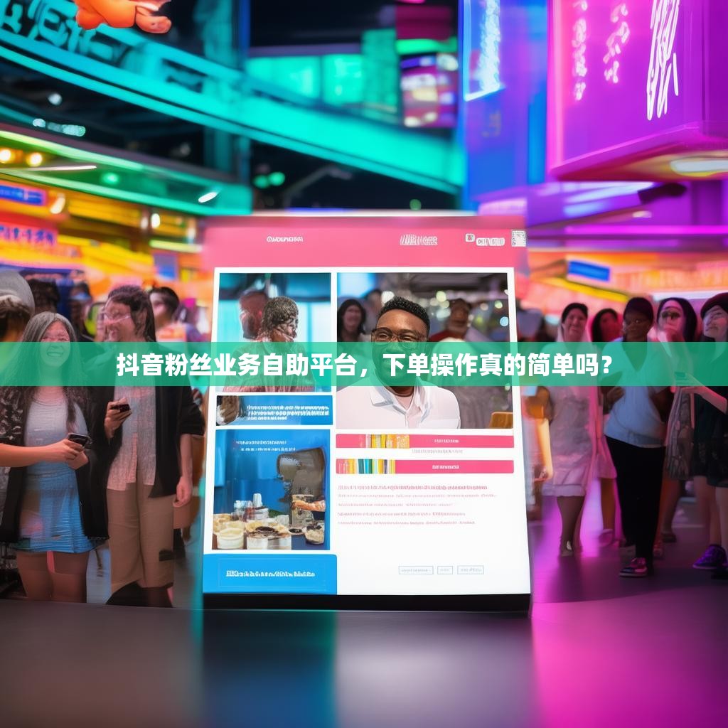 抖音粉丝业务自助平台，下单操作真的简单吗？