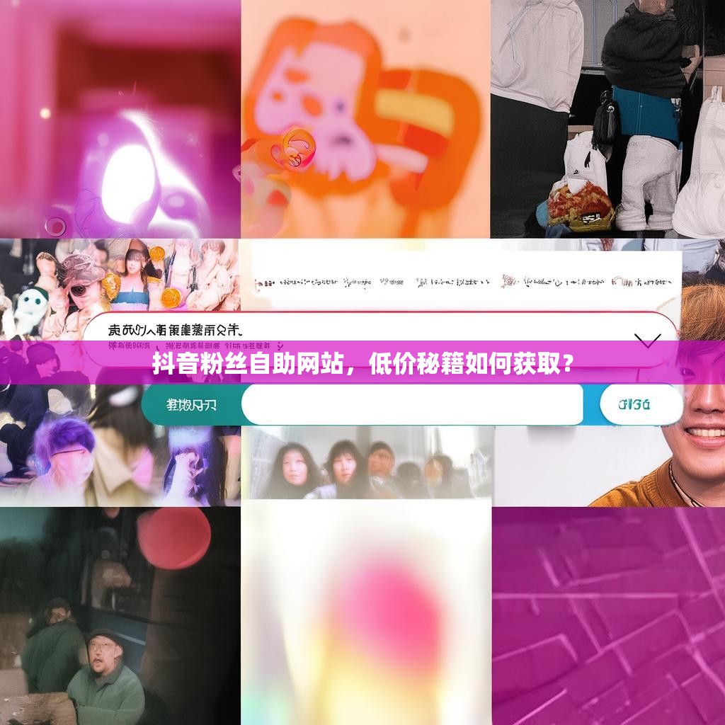 抖音粉丝自助网站，低价秘籍如何获取？