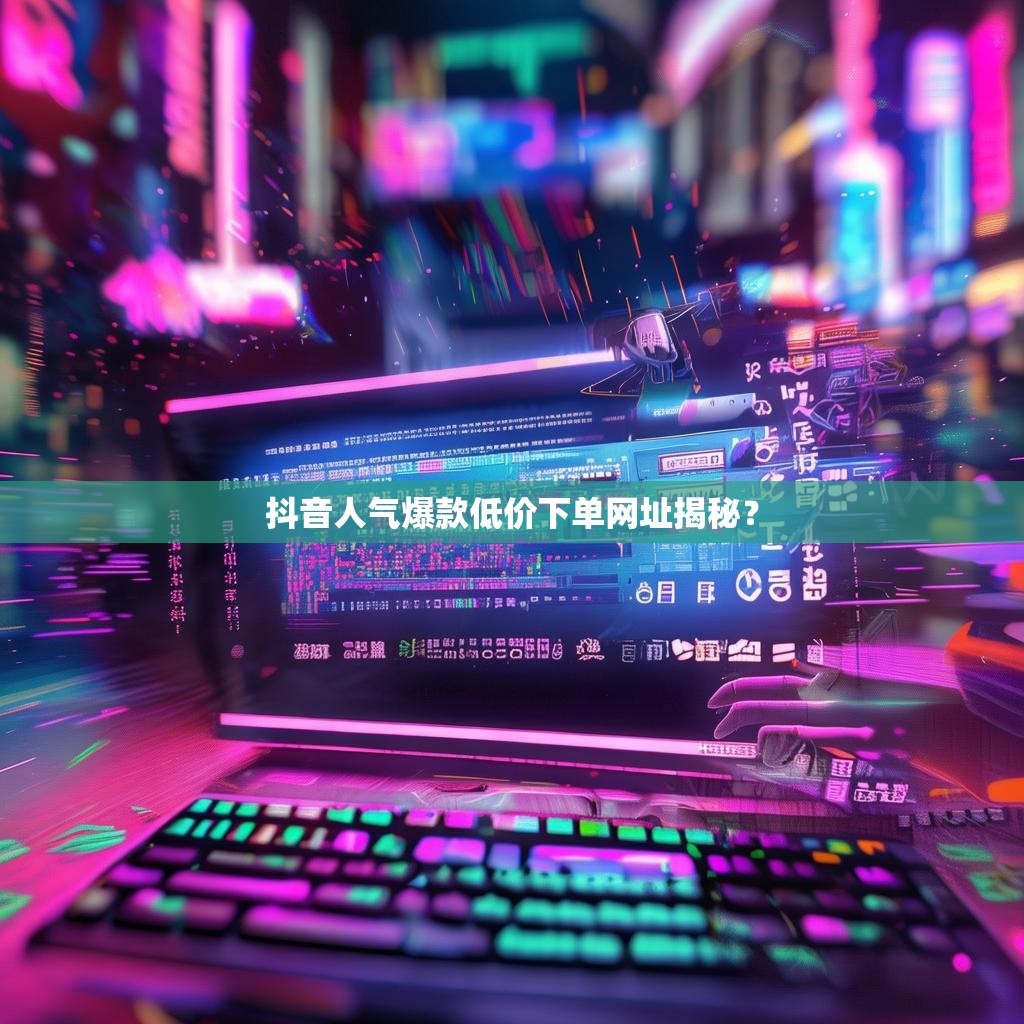 抖音人气爆款低价下单网址揭秘?