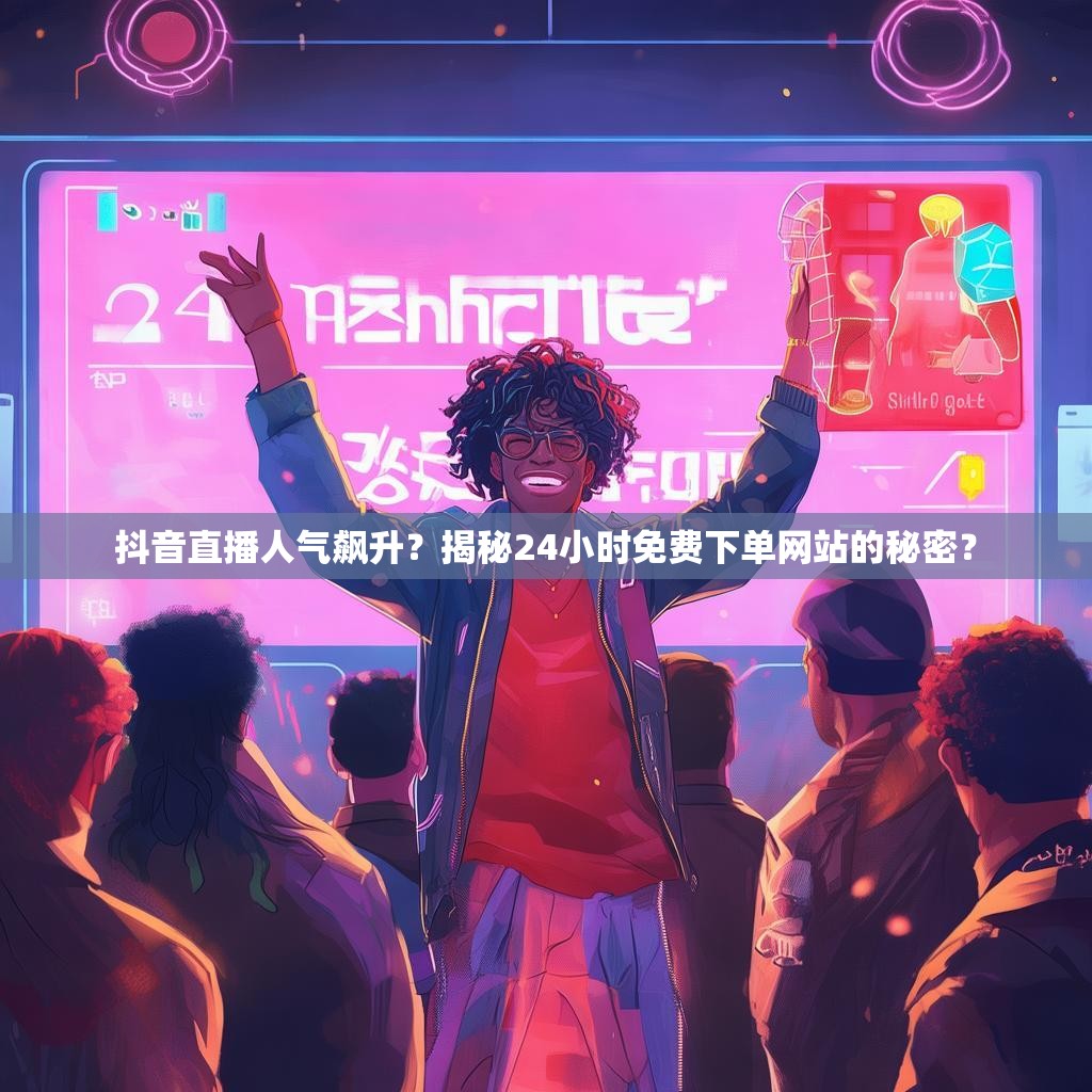 抖音直播人气飙升？揭秘24小时免费下单网站的秘密？