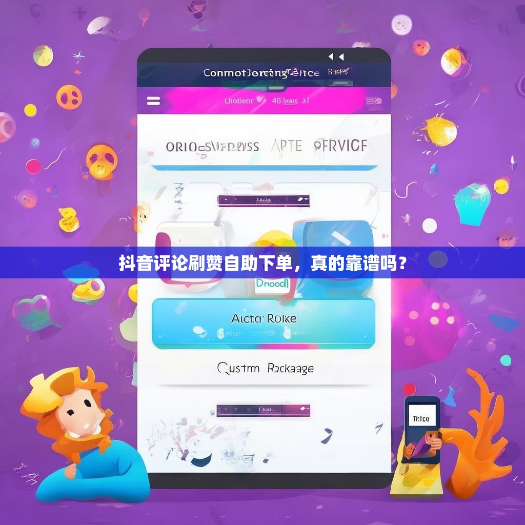 抖音评论刷赞自助下单，真的靠谱吗？