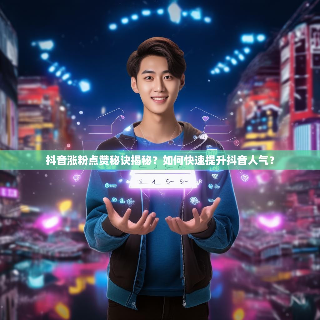 抖音涨粉点赞秘诀揭秘？如何快速提升抖音人气？