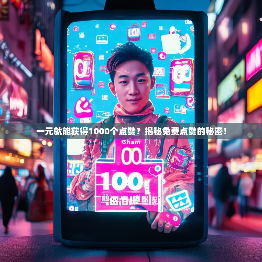 一元就能获得1000个点赞？揭秘免费点赞的秘密！